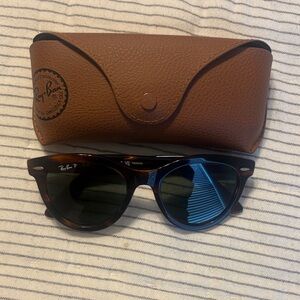 Ray-Ban Brown and Black Sunglasses with Case